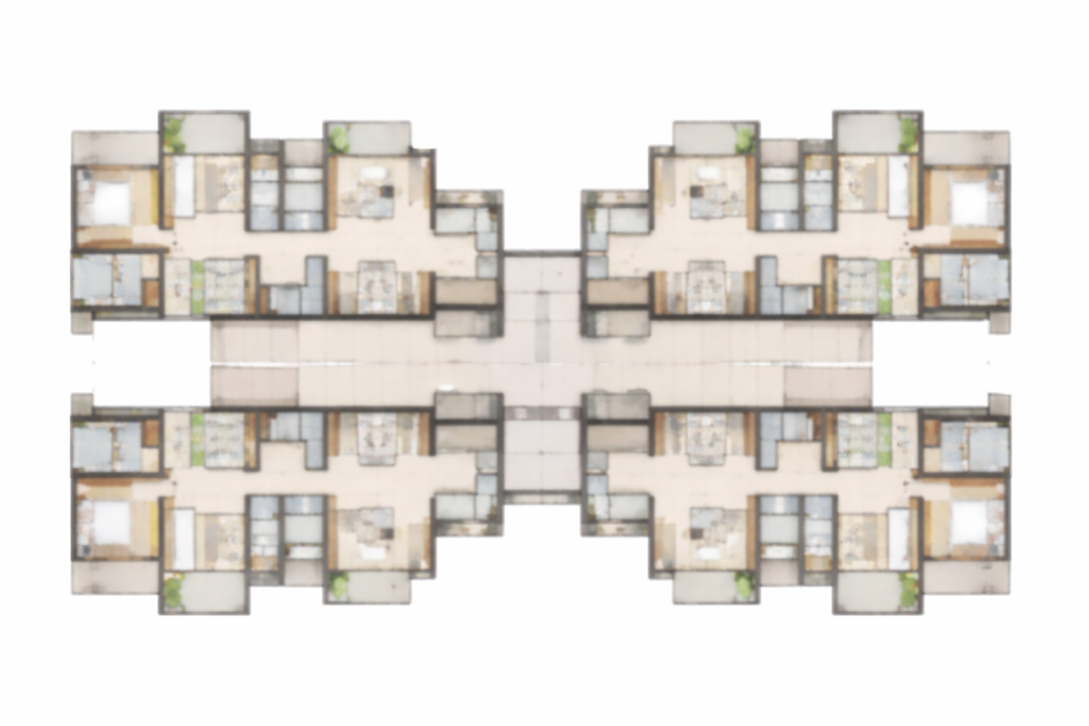 Vascon Marol unit plan layout
